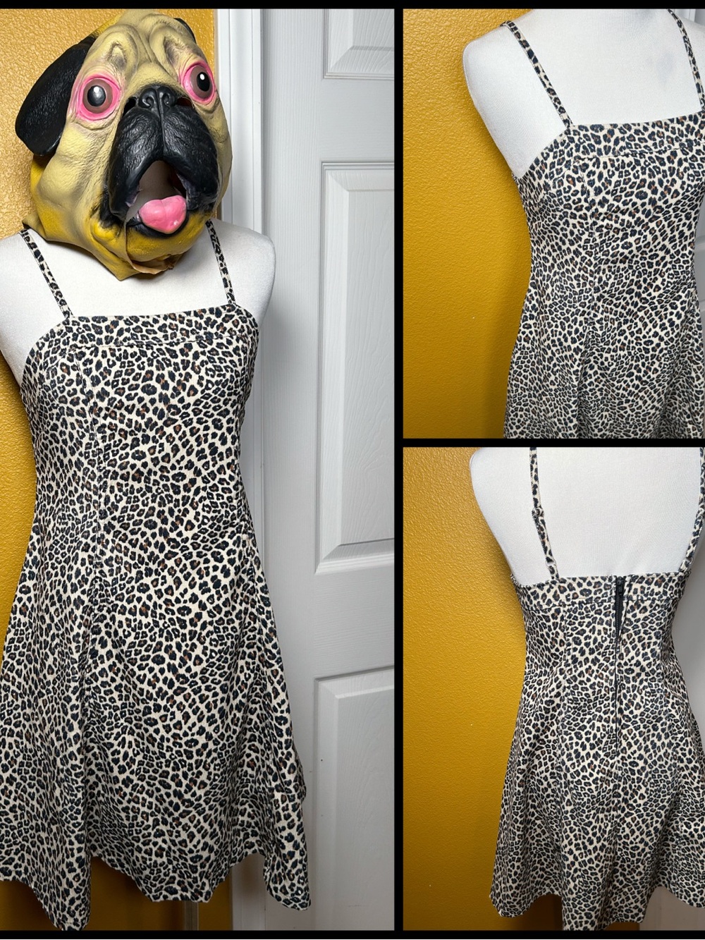 ZUNIE, leopard print dress!!